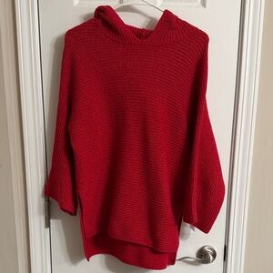Old Navy Women’s Red Hooded Women's Sweater